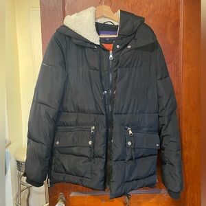 Madden Girl Black Puffer Jacket